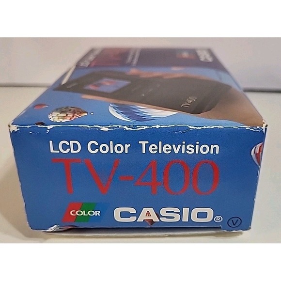 Vintage Casio TV-400 UHF VHF Pocket Color Television Japan - Picture 16 of 16